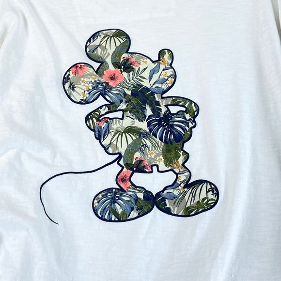 DISNEY x TOMMY BAHAMA Mens 3X Jungle Jubilee Mickey Applique Long Sleeve Shirt - Picture 11 of 11